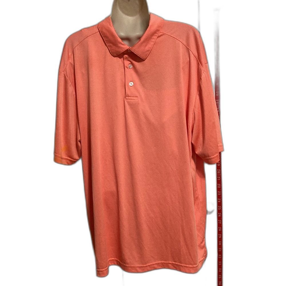 PGA TOUR Airflux Coral Polo Golf Tennis Athletic Short Sleeve Shirt Mens XL - Picture 4 of 12